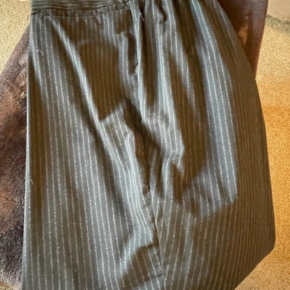 Catherines Refined Fit Pants Black Pin Strip 4X (30X32) - Picture 3 of 8